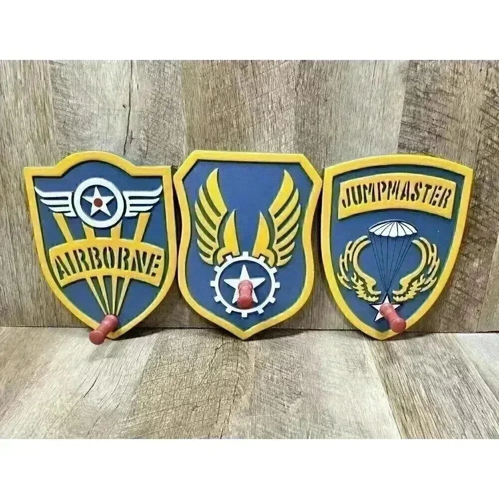 Lot Of 3 Bombay Company Aviation Theme Coat Hanger Wall Decor Airborne Airplane